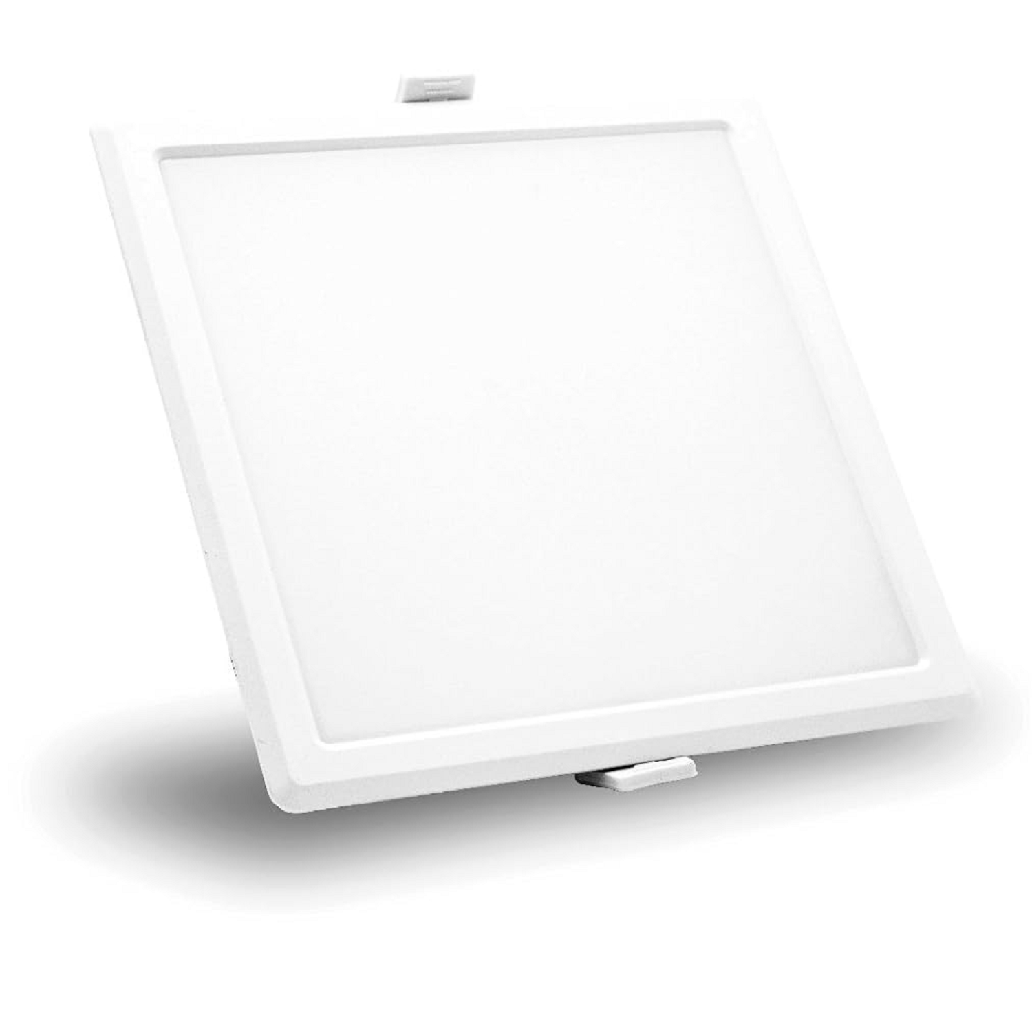 Syska  15 W Polycarbonate and Die Cast Aluminium Square LED Slim Recessed Panel Cool Day Light